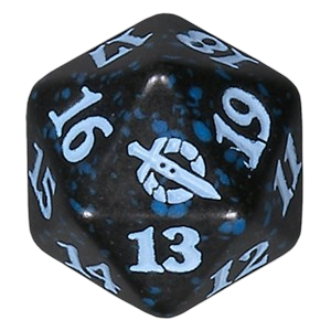 March of the Machine: D20 Die (Blue)