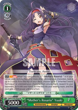 "Mother's Rosario" Yuuki (V.1 - Double Rare)