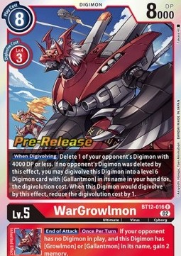 WarGrowlmon (BT12-016)