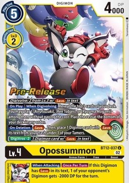 Opossummon (BT12-037)