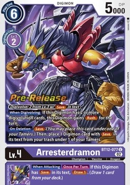 Arresterdramon (BT12-077) (V.1)