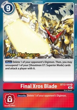 Final Xros Blade (BT12-100)