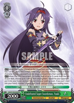 Undefeated Super Swordsman, Yuuki (V.1 - Rare)