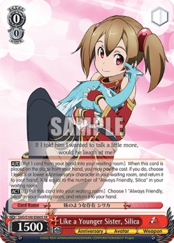 Like a Younger Sister, Silica (SAO/S100) (V.2 - Super Rare)