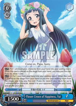 Flower Crown of Happiness, Yui (V.1 - Double Rare)