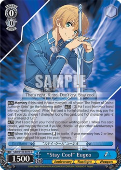 "Stay Cool" Eugeo (V.1 - Rare)