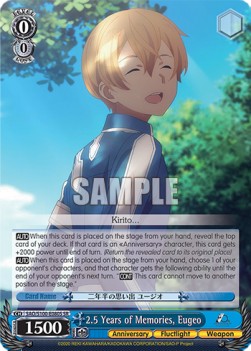 2.5 Years of Memories, Eugeo (V.2 - Super Rare)