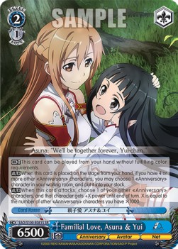 Familial Love, Asuna & Yui (V.2 - Super Rare)