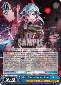 Bullet of Determination, Sinon (V.1 - Uncommon)