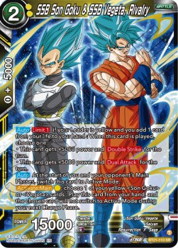 SSB Son Goku & SSB Vegeta, Rivalry (V.1 - Super Rare)