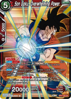 Son Goku, Overwhelming Power (V.1 - Super Rare)