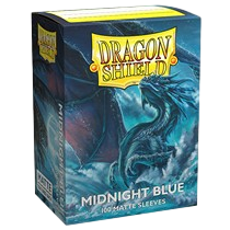 100 Dragon Shield Matte Sleeves - Midnight Blue