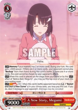 A New Story, Megumi (V.1 - Double Rare)