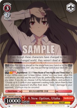 A New Option, Utaha (V.1 - Double Rare)