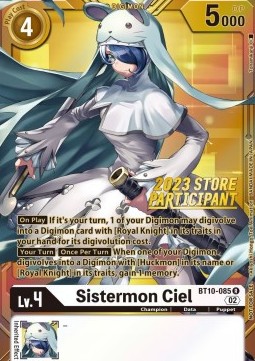 Sistermon Ciel (BT10-085) (V.1)