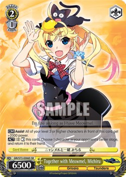 Together with Meowmel, Michiru (V.2 - Super Rare)