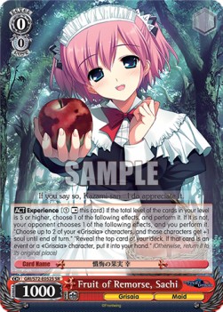 Fruit of Remorse, Sachi (V.2 - Super Rare)