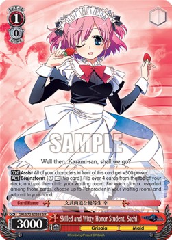 Skilled and Witty Honor Student, Sachi (V.2 - Super Rare)