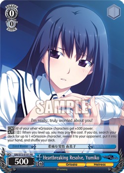 Heartbreaking Resolve, Yumiko (V.1 - Promo)