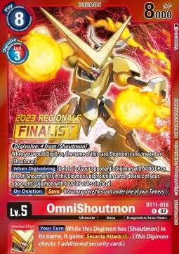 OmniShoutmon (BT11-015) (V.2)