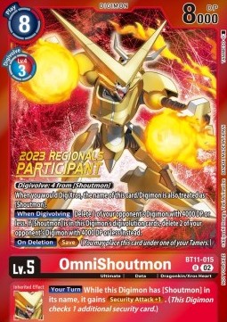 OmniShoutmon (BT11-015) (V.1)