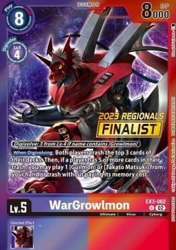 WarGrowlmon (EX3-062) (V.2)