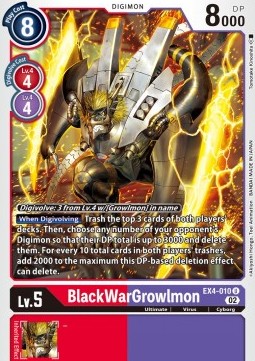 BlackWarGrowlmon (EX4-010)