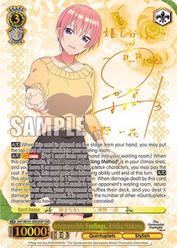 Irrepressible Feelings, Ichika Nakano (V.2 - Super Special Rare)