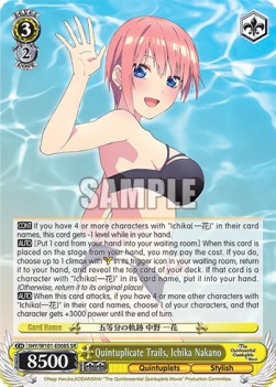 Quintuplicate Trails, Ichika Nakano (V.2 - Super Rare)