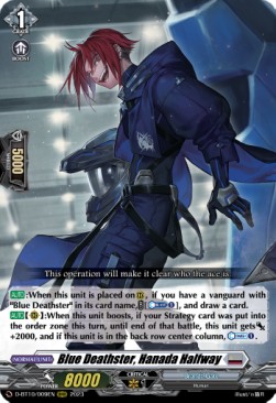 Blue Deathster, Hanada Halfway [D Format] (V.1 - Triple Rare)