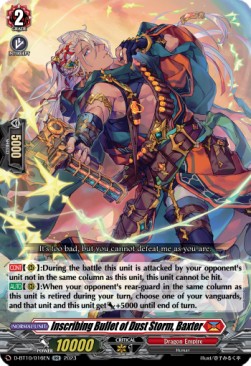 Inscribing Bullet of Dust Storm, Baxter [D Format] (V.1 - Double Rare)