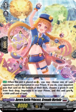 Aurora Battle Princess, Grenade Marieda [D Format] (V.1 - Double Rare)