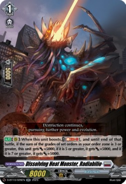 Dissolving Heat Monster, Radiabilio [D Format] (V.1 - Double Rare)