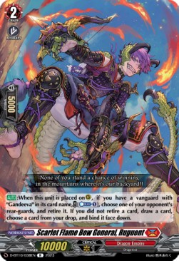 Scarlet Flame Bow General, Ruguent [D Format] (V.1 - Rare)