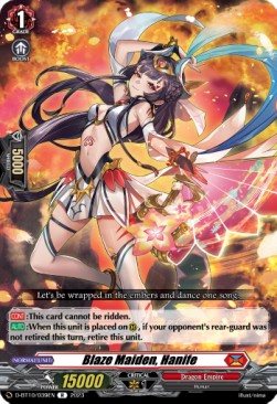 Blaze Maiden, Hanife [D Format] (V.1 - Rare)