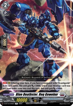 Blue Deathster, Req Gewehnr [D Format] (V.1 - Rare)