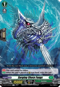 Surging Sharp Fangs [D Format] (V.1 - Rare)