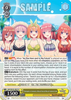 Quintuplets in Swimsuits, Ichika & Nino & Miku & Yotsuba & Itsuki (V.1 - Common)