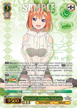 "Special" Yotsuba Nakano (V.2 - Super Special Rare)