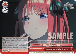 Declaration of War Over Love (V.2 - Triple Rare)