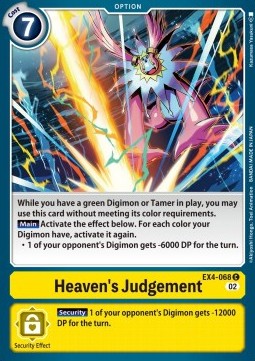 Heaven's Judgement (EX4-068)