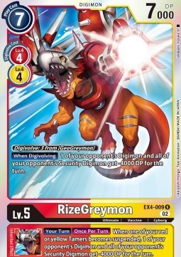 RizeGreymon (EX4-009)