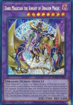 Dark Magician the Knight of Dragon Magic (V.1 - Secret Rare)