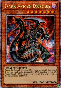 Dark Armed Dragon (V.2 - Quarter Century Secret Rare)