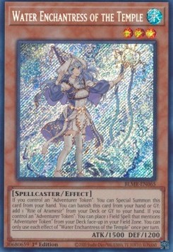 Water Enchantress of the Temple (V.1 - Secret Rare)