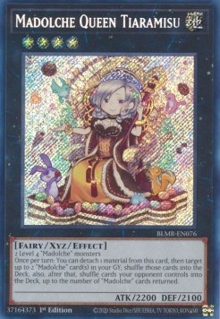 Madolche Queen Tiaramisu (V.1 - Secret Rare)