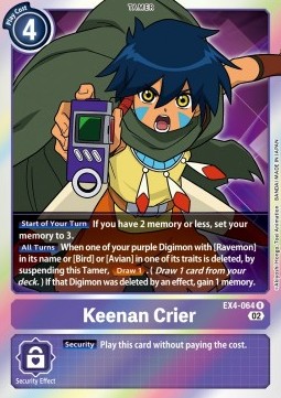 Keenan Crier (EX4-064) (V.1)