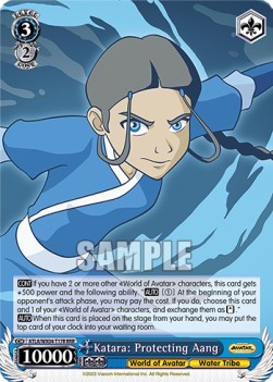 Katara: Protecting Aang (V.2 - Triple Rare)