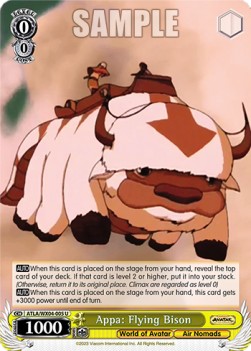 Appa: Flying Bison (V.1 - Uncommon)