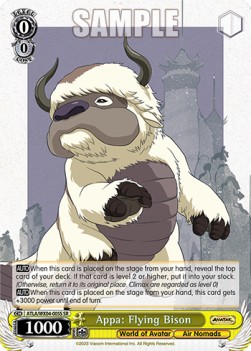 Appa: Flying Bison (V.2 - Super Rare)